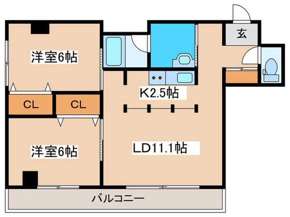 ラ・メージュの物件間取画像